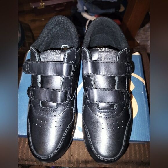 Life Walker Propet strap Men's orthopedic leather sneakers,7.5 - Picture 3 of 10